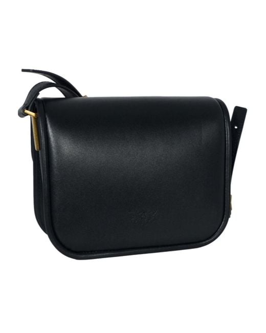Pinko Black Flap Shoulder Bag