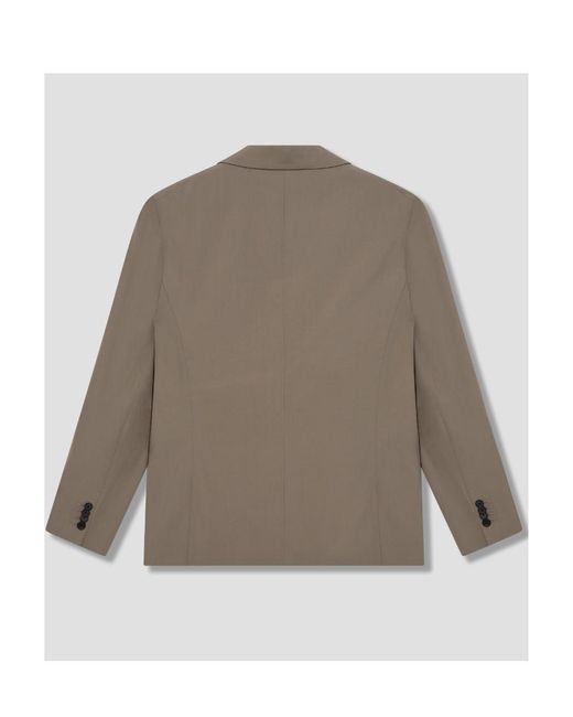 Acne Brown Single-Breasted Suit Jacket for men
