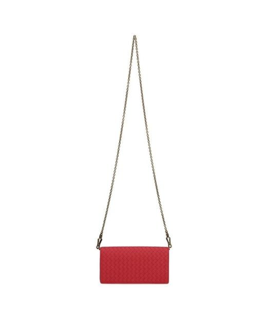 Bottega Veneta Checkered Flip Shoulder Bag
