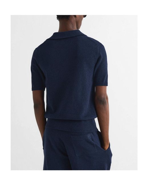 Dolce & Gabbana Blue Minimalist Short-Sleeve Polo Shirt for men