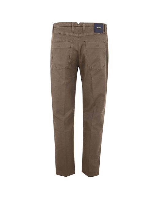 Incotex Gray Belt Loops Slacks for men