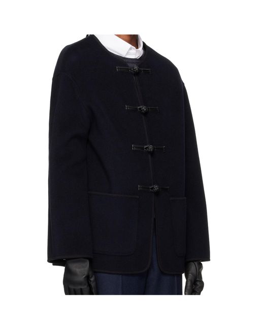 Rohe Blue Long Sleeve Casual Jacket