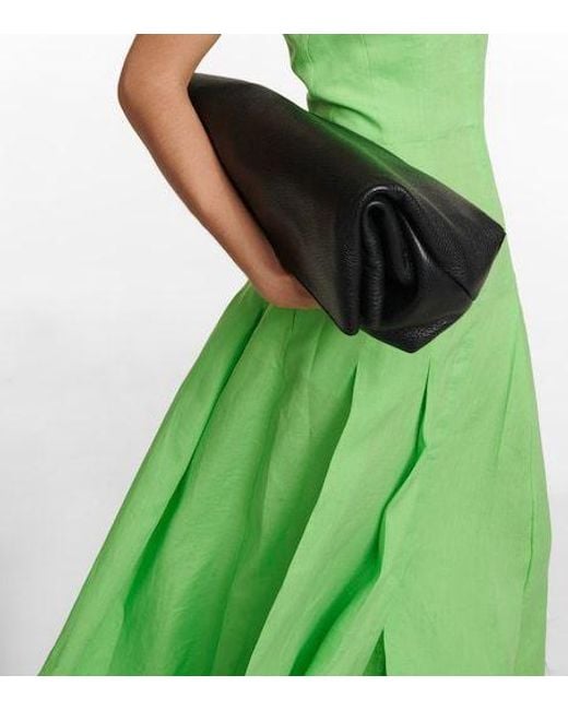 Gabriela Hearst Green Spaghetti Strap Dress