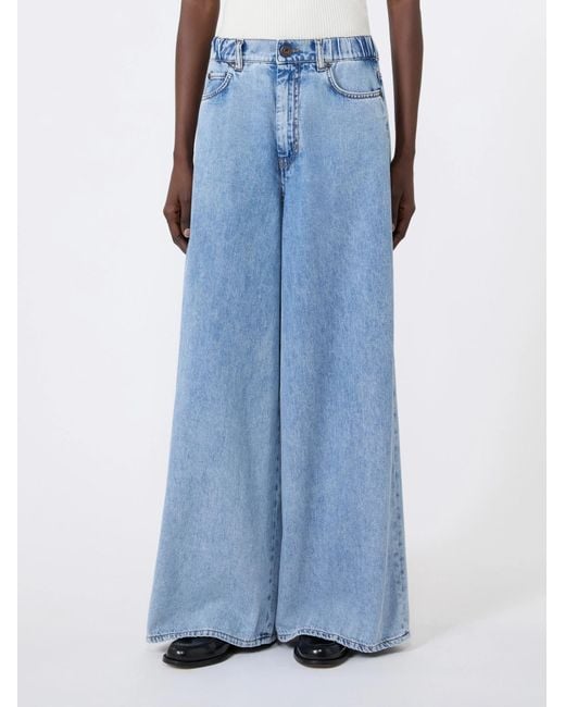 Weekend by Maxmara Blue Wkdzattera Wide Leg Jeans
