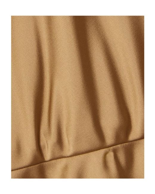 Norma Kamali Natural Obie Mini Dress