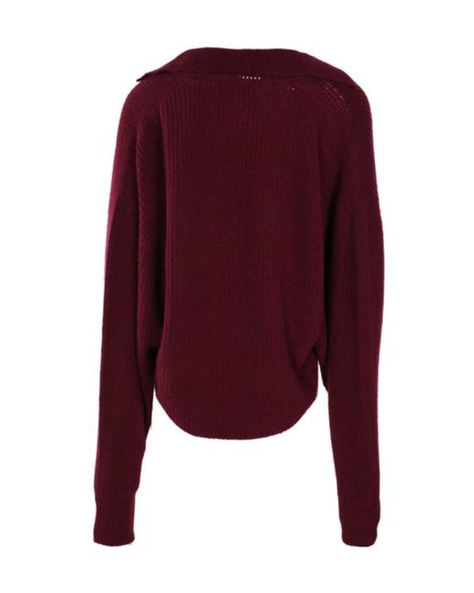 Philosophy Di Lorenzo Serafini Red Long-Sleeved Sweater