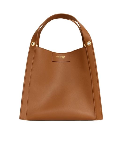 Céline Brown Small Cube Bag
