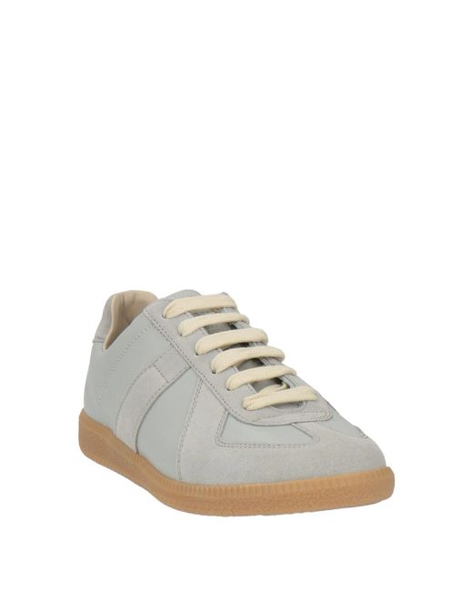 Maison Margiela Gray Minimalist Design Casual Shoes