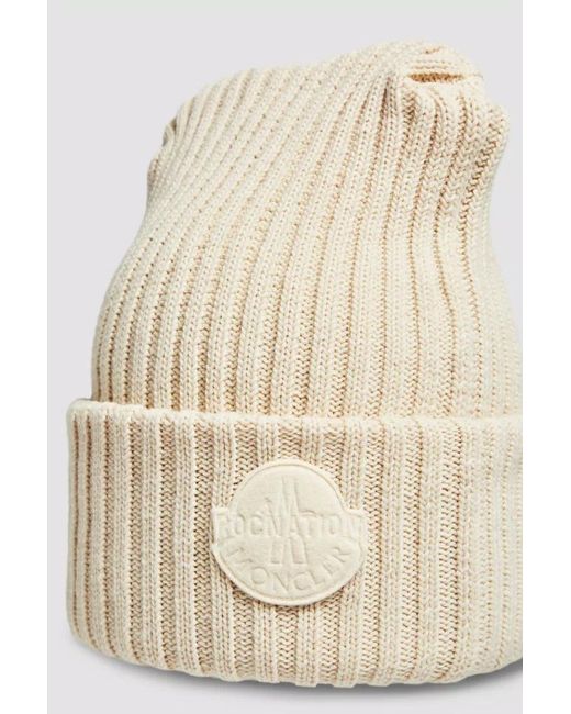 Moncler Natural Wool Beanie for men