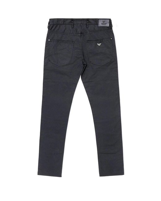 Armani Jeans Blue Logo Jeans for men