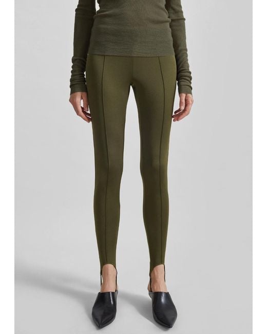 Frankie Shop Green Caserta Stirrup Leggings