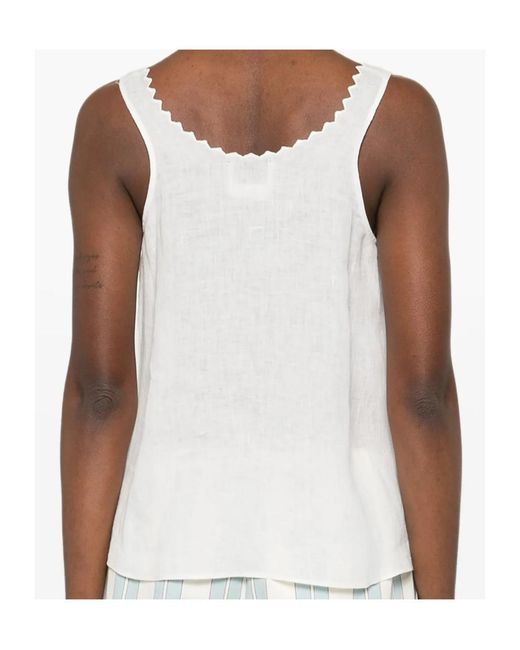 Forte_forte White Crew Neck Vest