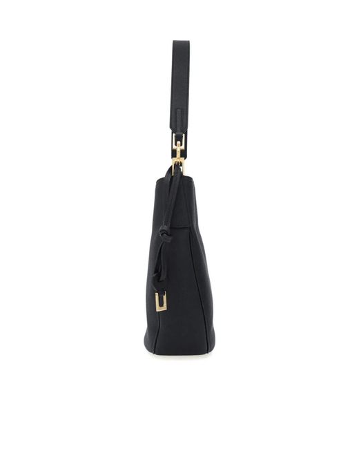 Ferragamo Black Ferragamo North-South Medium Hobo Bag