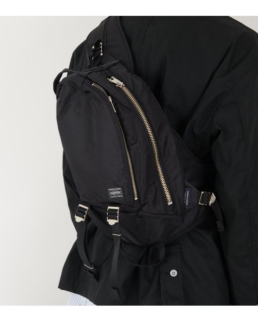 Comme des Garçons Black Zippered Shoulder Bag for men