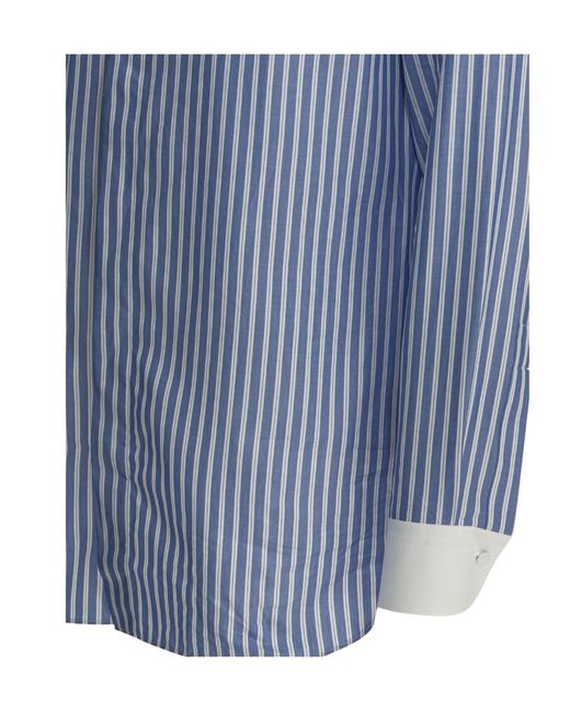Tom Ford Blue Long Sleeve Striped Shirt for men