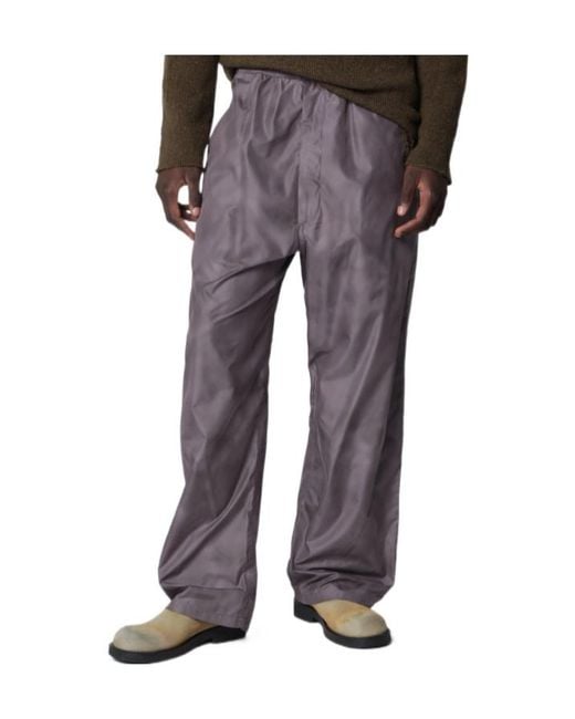 MM6 by Maison Margiela Gray Elastic Waist Casual Pants for men
