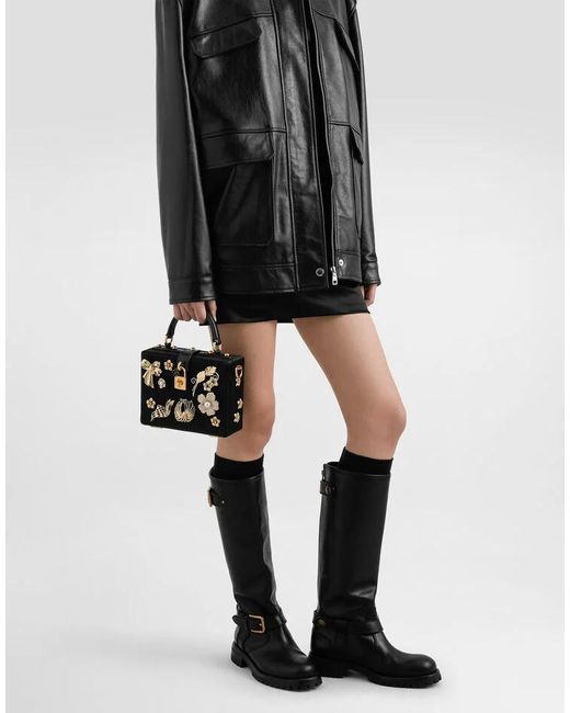 Dolce & Gabbana Black Dolce Box Tote Bag