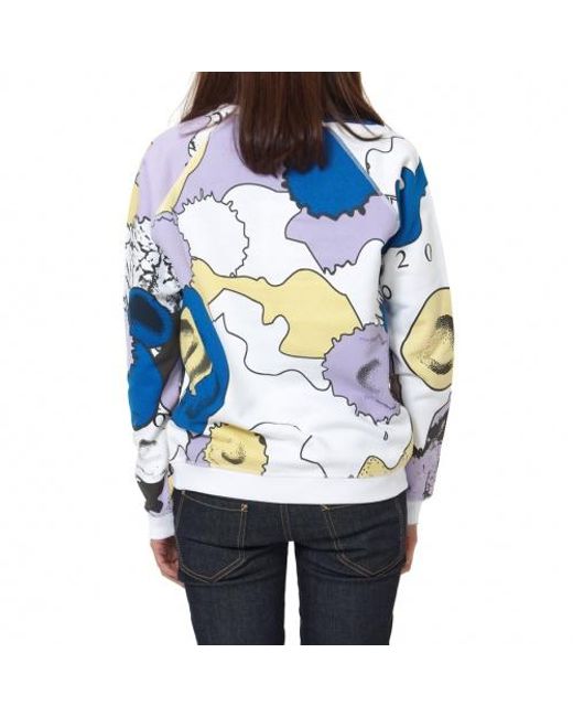 KENZO Blue Printed Sweater