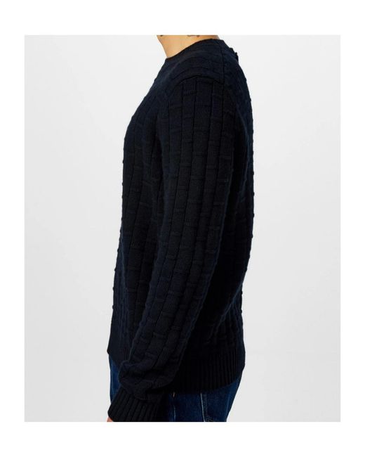 Prada Blue Crewneck Sweater for men