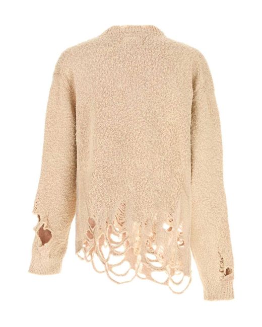 Doublet Natural Long-Sleeved Sweater for men