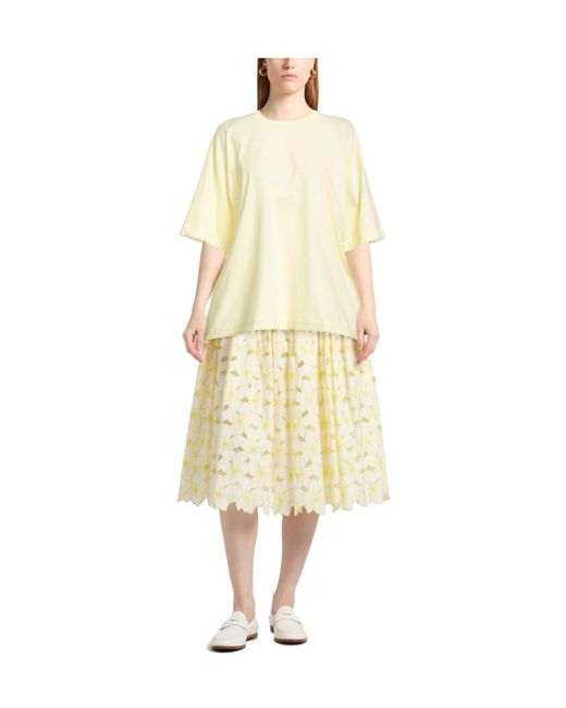 Burberry Natural Plain Basic T-Shirts