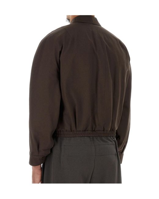 Magliano Brown Work Zip Jacket for men
