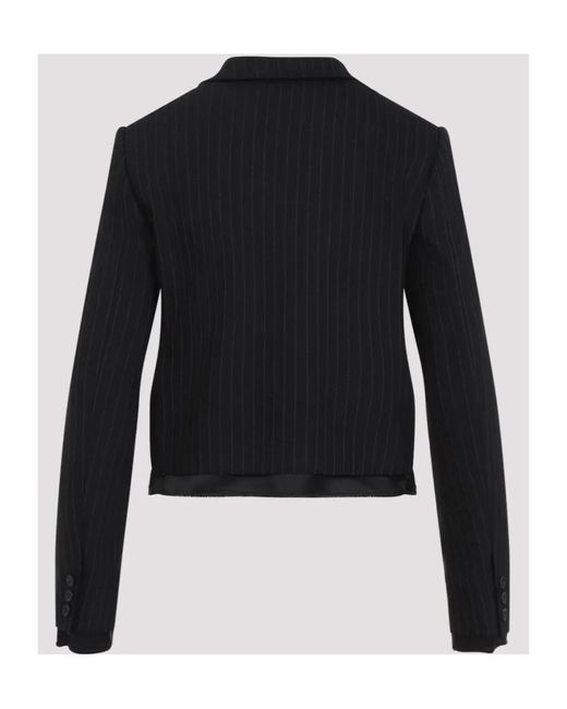Miu Miu Black Pinstriped Jacket