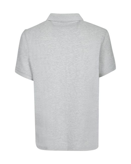 Barbour Gray Short-Sleeved Polo Shirt for men