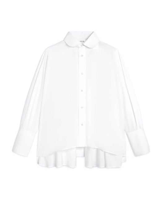 Céline White Oversized Shirt
