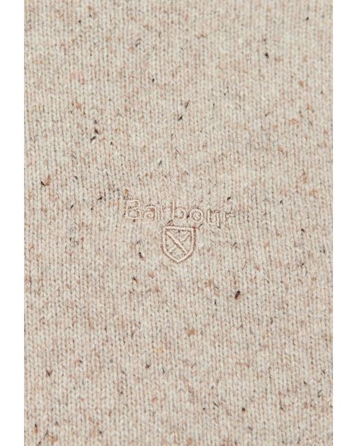 Barbour Natural Mélange-Effect Crew-Neck Jumper for men
