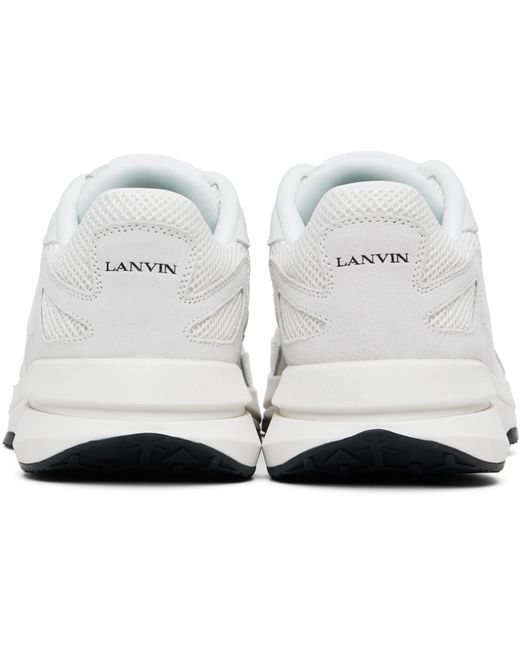 Lanvin White Jla Mesh Sneakers for men