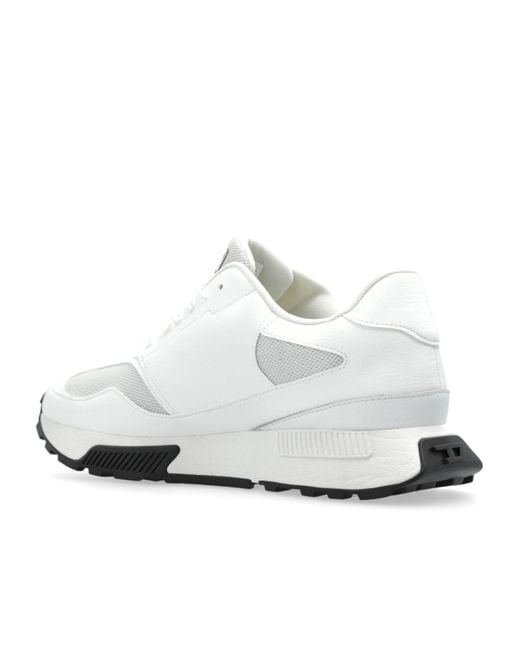 DIESEL White S-Tame-D Running Sneakers for men