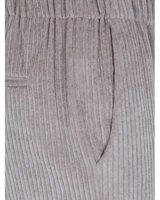 Anneclaire Gray Corduroy Trousers