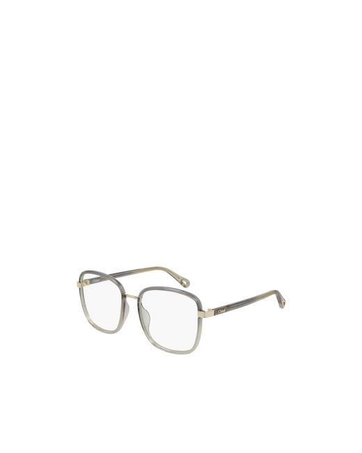 Chloé Multicolor Chloé Eyewear Square Frame Glasses