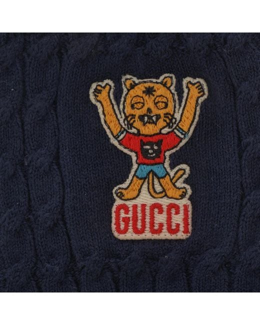 Gucci Blue Elegant And Versatile Socks