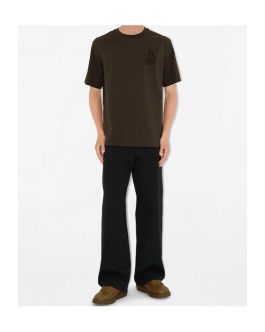 Burberry Green B Shield T-Shirt for men