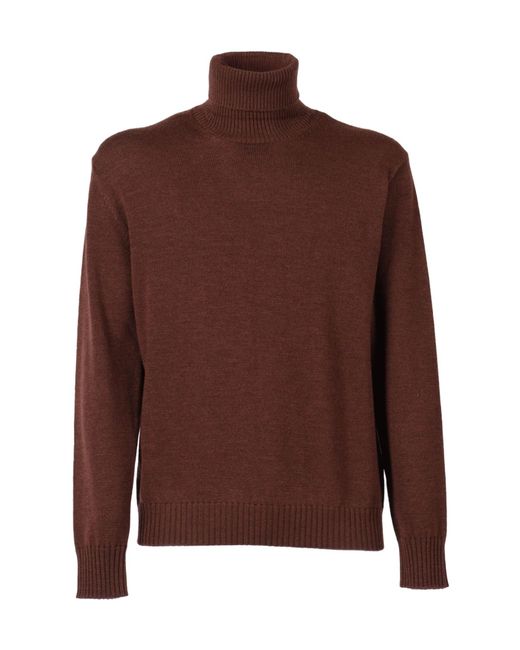Ballantyne Brown Turtleneck Sweater for men