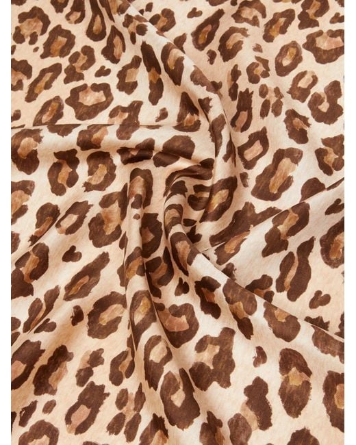Weekend by Maxmara Natural Printed Silk Twill Scarf
