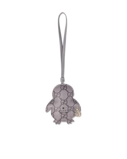 Gucci White Penguin-Shaped Bag Charm