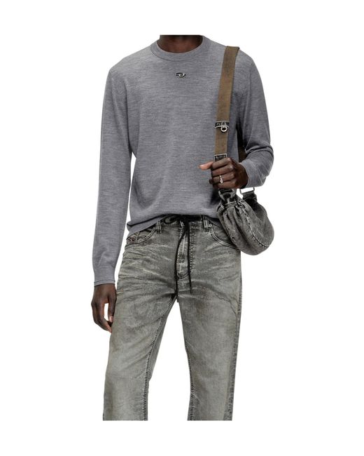 DIESEL Gray K-Valiam Jumper for men