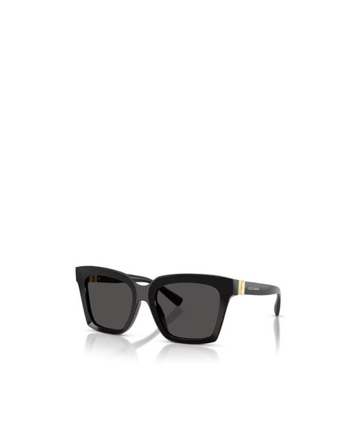 Dolce & Gabbana Black Eyewear Square Frame Sunglasses