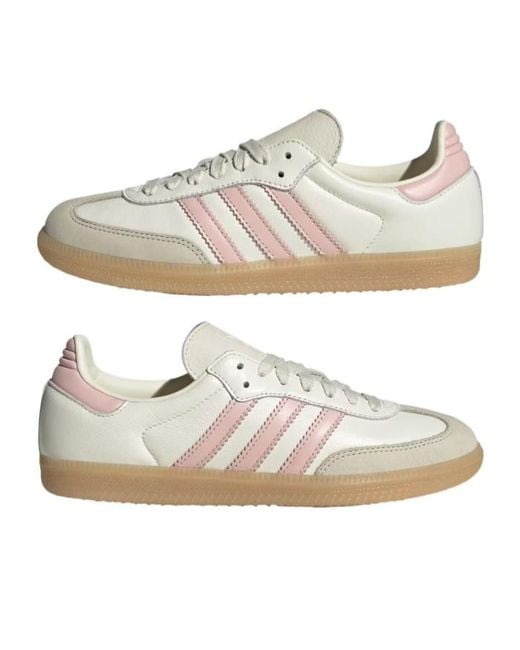 Adidas White Originals Samba Og Low-Top Sneakers