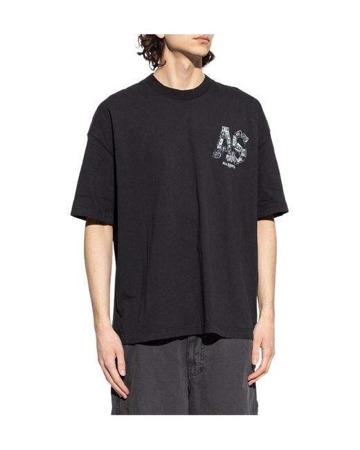 AllSaints Black Mixtape Graphic T-Shirt
