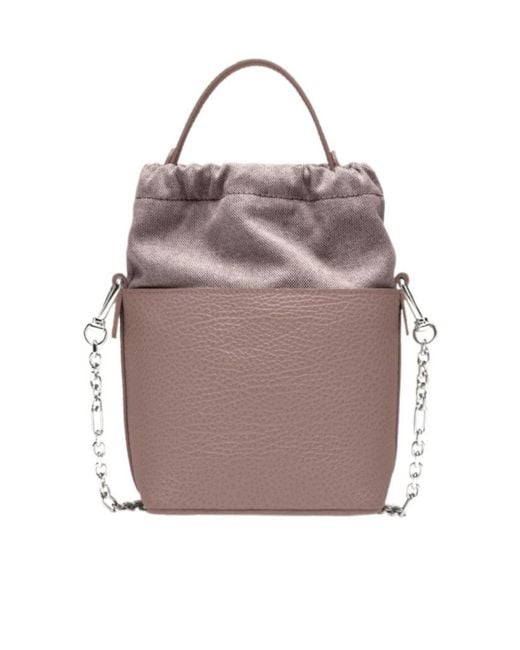 Maison Margiela Gray 5Ac Drawstring Bucket Bag
