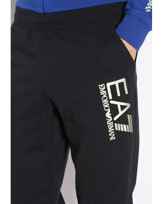 EA7 Blue Logo Details Sports Suit for men