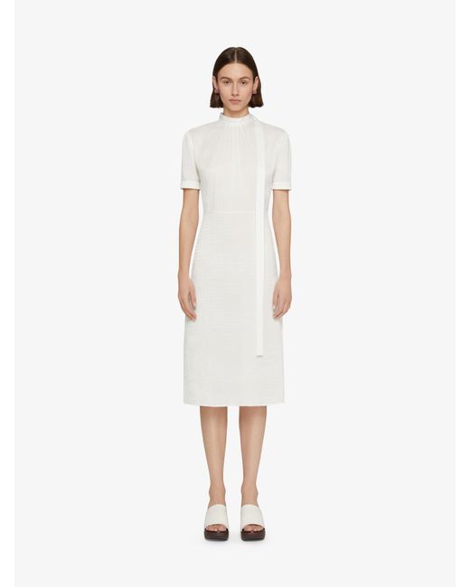 Givenchy White Short-Sleeved Dress