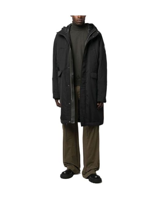 Moose Knuckles Black Parkas for men