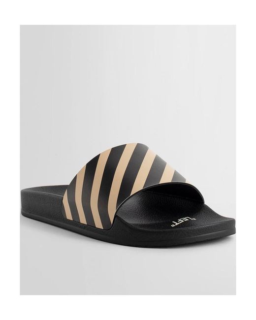 Off-White c/o Virgil Abloh Multicolor Diag-Stripe Print Slides for men