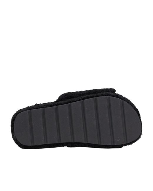 Ralph Lauren Black Logo Slippers