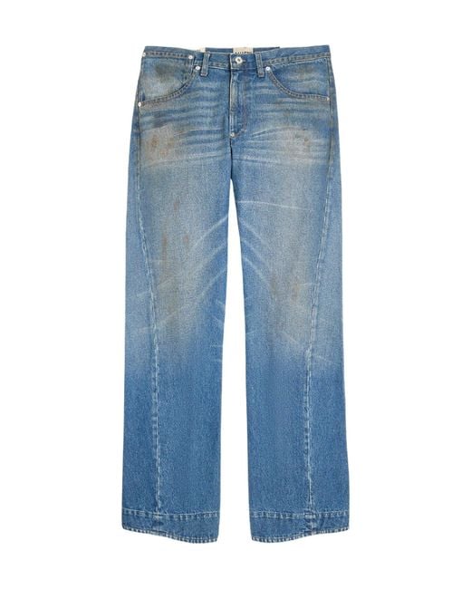 GALLERY DEPT. Blue Simple Straight-Leg Pants for men